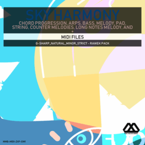 Sky Harmony - 4 Chords - 5 Notes-Chords - 16 Bars - Strict - G-sharp_Natural_Minor_Strict - Rawek Pack