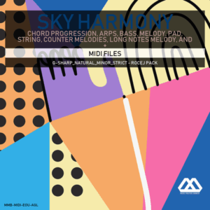 Sky Harmony - 4 Chords - 5 Notes-Chords - 16 Bars - Strict - G-sharp_Natural_Minor_Strict - Rocej Pack