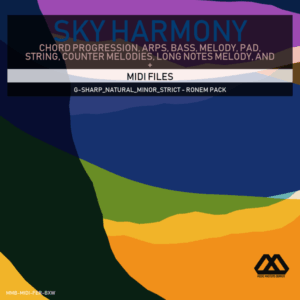Sky Harmony - 4 Chords - 5 Notes-Chords - 16 Bars - Strict - G-sharp_Natural_Minor_Strict - Ronem Pack