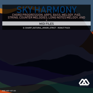 Sky Harmony - 4 Chords - 5 Notes-Chords - 16 Bars - Strict - G-sharp_Natural_Minor_Strict - Rowut Pack