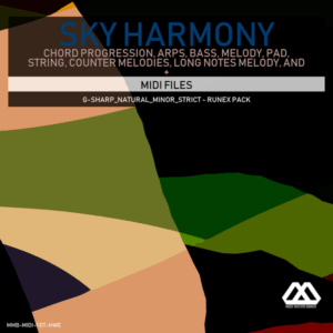Sky Harmony - 4 Chords - 5 Notes-Chords - 16 Bars - Strict - G-sharp_Natural_Minor_Strict - Runex Pack