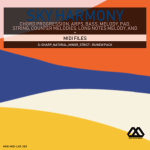 Sky Harmony - 4 Chords - 5 Notes-Chords - 16 Bars - Strict - G-sharp_Natural_Minor_Strict - Ruwew Pack