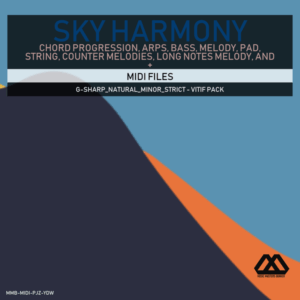 Sky Harmony - 4 Chords - 5 Notes-Chords - 16 Bars - Strict - G-sharp_Natural_Minor_Strict - Vitif Pack