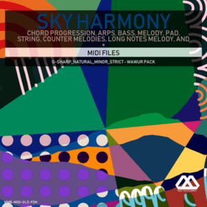 Sky Harmony - 4 Chords - 5 Notes-Chords - 16 Bars - Strict - G-sharp_Natural_Minor_Strict - Wawur Pack