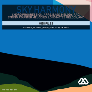 Sky Harmony - 4 Chords - 5 Notes-Chords - 16 Bars - Strict - G-sharp_Natural_Minor_Strict - Wejik Pack