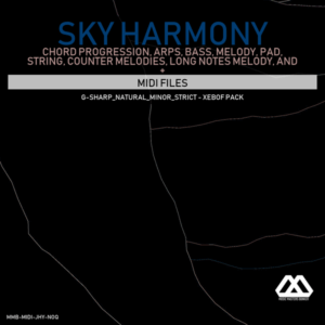 Sky Harmony - 4 Chords - 5 Notes-Chords - 16 Bars - Strict - G-sharp_Natural_Minor_Strict - Xebof Pack
