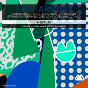 Sky Harmony - 4 Chords - 5 Notes-Chords - 16 Bars - Strict - G-sharp_Natural_Minor_Strict - Xulod Pack
