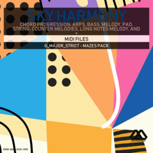 Sky Harmony - 4 Chords - 5 Notes-Chords - 16 Bars - Strict - G_Major_Strict - Mazes Pack