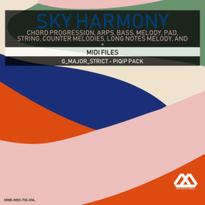 Sky Harmony - 4 Chords - 5 Notes-Chords - 16 Bars - Strict - G_Major_Strict - Piqip Pack