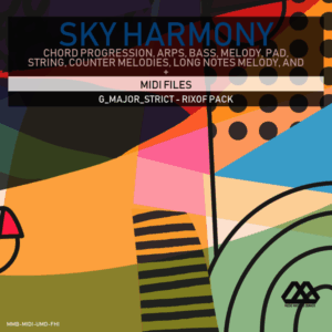 Sky Harmony - 4 Chords - 5 Notes-Chords - 16 Bars - Strict - G_Major_Strict - Rixof Pack