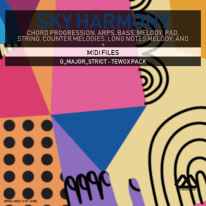 Sky Harmony - 4 Chords - 5 Notes-Chords - 16 Bars - Strict - G_Major_Strict - Tewox Pack