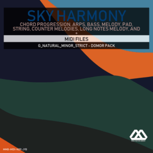 Sky Harmony - 4 Chords - 5 Notes-Chords - 16 Bars - Strict - G_Natural_Minor_Strict - Domor Pack
