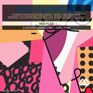 Sky Harmony - 4 Chords - 5 Notes-Chords - 16 Bars - Strict - G_Natural_Minor_Strict - Gerej Pack