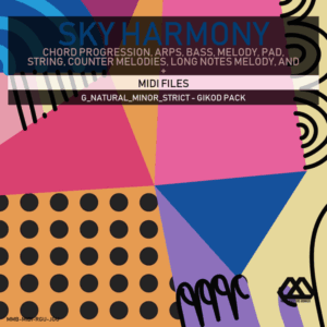 Sky Harmony - 4 Chords - 5 Notes-Chords - 16 Bars - Strict - G_Natural_Minor_Strict - Gikod Pack