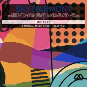 Sky Harmony - 4 Chords - 5 Notes-Chords - 16 Bars - Strict - G_Natural_Minor_Strict - Jubat Pack