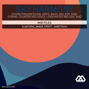 Sky Harmony - 4 Chords - 5 Notes-Chords - 16 Bars - Strict - G_Natural_Minor_Strict - Juret Pack