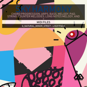 Sky Harmony - 4 Chords - 5 Notes-Chords - 16 Bars - Strict - G_Natural_Minor_Strict - Livuy Pack