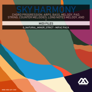 Sky Harmony - 4 Chords - 5 Notes-Chords - 16 Bars - Strict - G_Natural_Minor_Strict - Mifac Pack