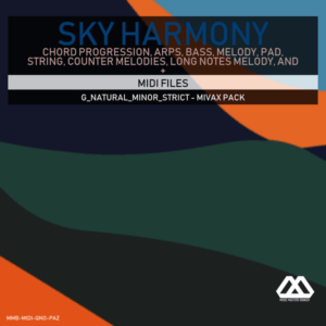 Sky Harmony - 4 Chords - 5 Notes-Chords - 16 Bars - Strict - G_Natural_Minor_Strict - Mivax Pack