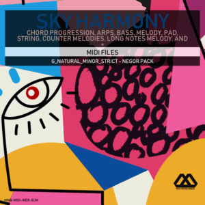 Sky Harmony - 4 Chords - 5 Notes-Chords - 16 Bars - Strict - G_Natural_Minor_Strict - Negor Pack