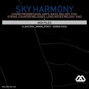 Sky Harmony - 4 Chords - 5 Notes-Chords - 16 Bars - Strict - G_Natural_Minor_Strict - Nobod Pack