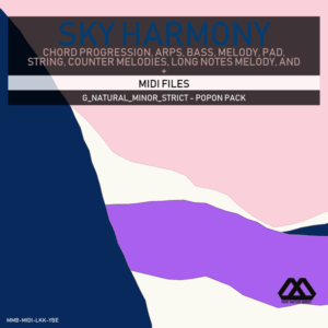 Sky Harmony - 4 Chords - 5 Notes-Chords - 16 Bars - Strict - G_Natural_Minor_Strict - Popon Pack
