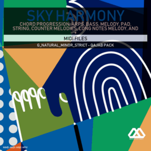 Sky Harmony - 4 Chords - 5 Notes-Chords - 16 Bars - Strict - G_Natural_Minor_Strict - Qajab Pack