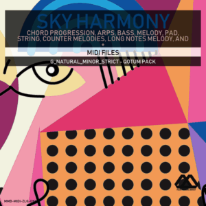 Sky Harmony - 4 Chords - 5 Notes-Chords - 16 Bars - Strict - G_Natural_Minor_Strict - Qotum Pack