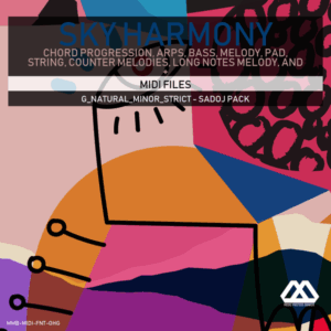 Sky Harmony - 4 Chords - 5 Notes-Chords - 16 Bars - Strict - G_Natural_Minor_Strict - Sadoj Pack