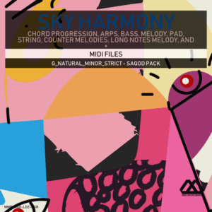 Sky Harmony - 4 Chords - 5 Notes-Chords - 16 Bars - Strict - G_Natural_Minor_Strict - Saqod Pack