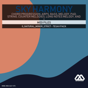Sky Harmony - 4 Chords - 5 Notes-Chords - 16 Bars - Strict - G_Natural_Minor_Strict - Tesav Pack
