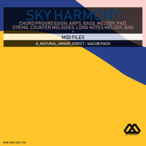 Sky Harmony - 4 Chords - 5 Notes-Chords - 16 Bars - Strict - G_Natural_Minor_Strict - Vacub Pack