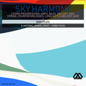 Sky Harmony - 4 Chords - 5 Notes-Chords - 16 Bars - Strict - G_Natural_Minor_Strict - Vubec Pack