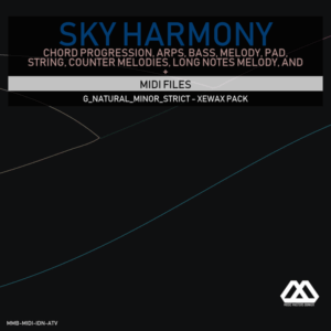 Sky Harmony - 4 Chords - 5 Notes-Chords - 16 Bars - Strict - G_Natural_Minor_Strict - Xewax Pack