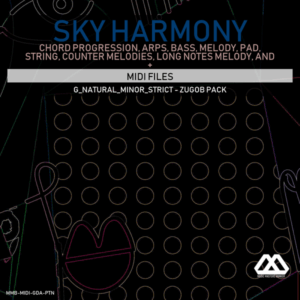 Sky Harmony - 4 Chords - 5 Notes-Chords - 16 Bars - Strict - G_Natural_Minor_Strict - Zugob Pack