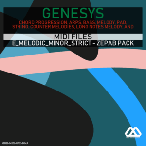 Genesys - E_Melodic_Minor_Strict - Zepab Pack