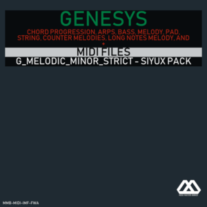 Genesys - G_Melodic_Minor_Strict - Siyux Pack